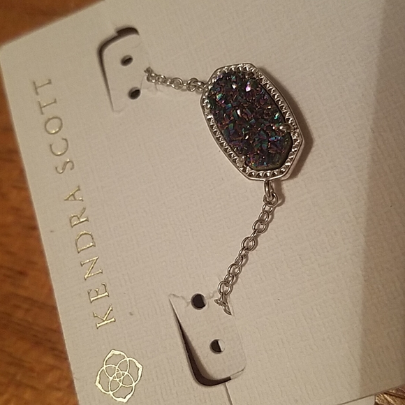 Kendra Scott elisa rhd 979 drusy 15" +2 - Picture 3 of 5